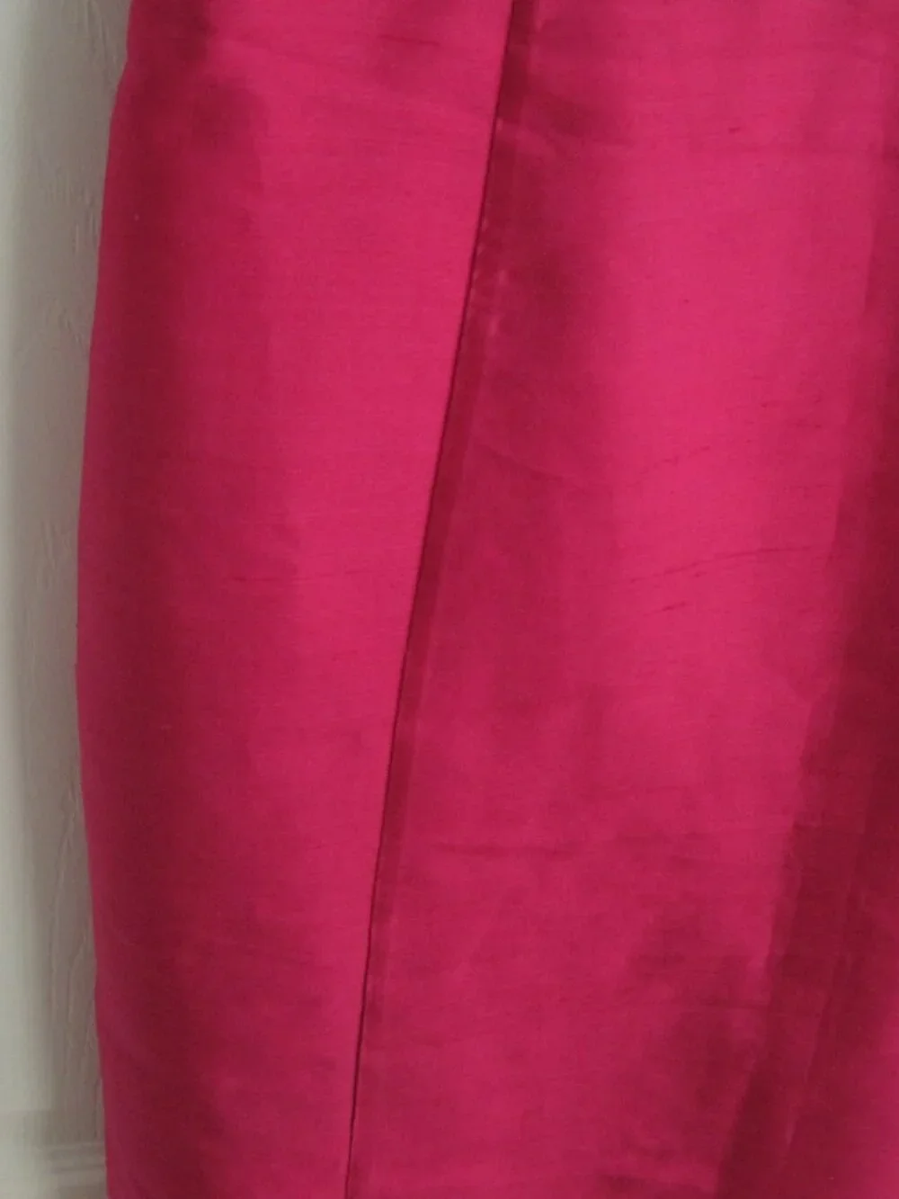Kate Spade Fuchsia Bow Silk Faille Dress Size 0 Hot Pink Elegant Event Wear